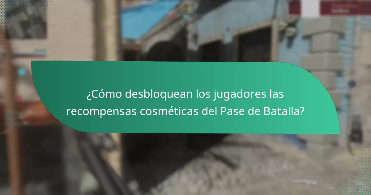 ¿Qué tipos de recompensas cosméticas están disponibles en el Pase de Batalla?