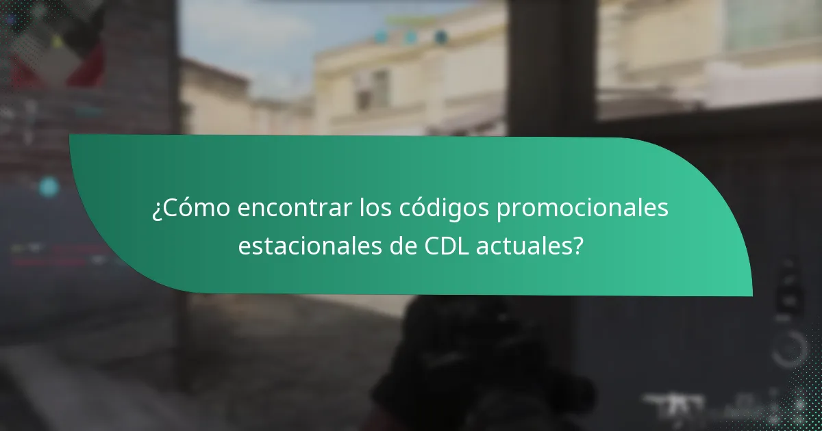 ¿Cómo aplicar los códigos promocionales estacionales de CDL?