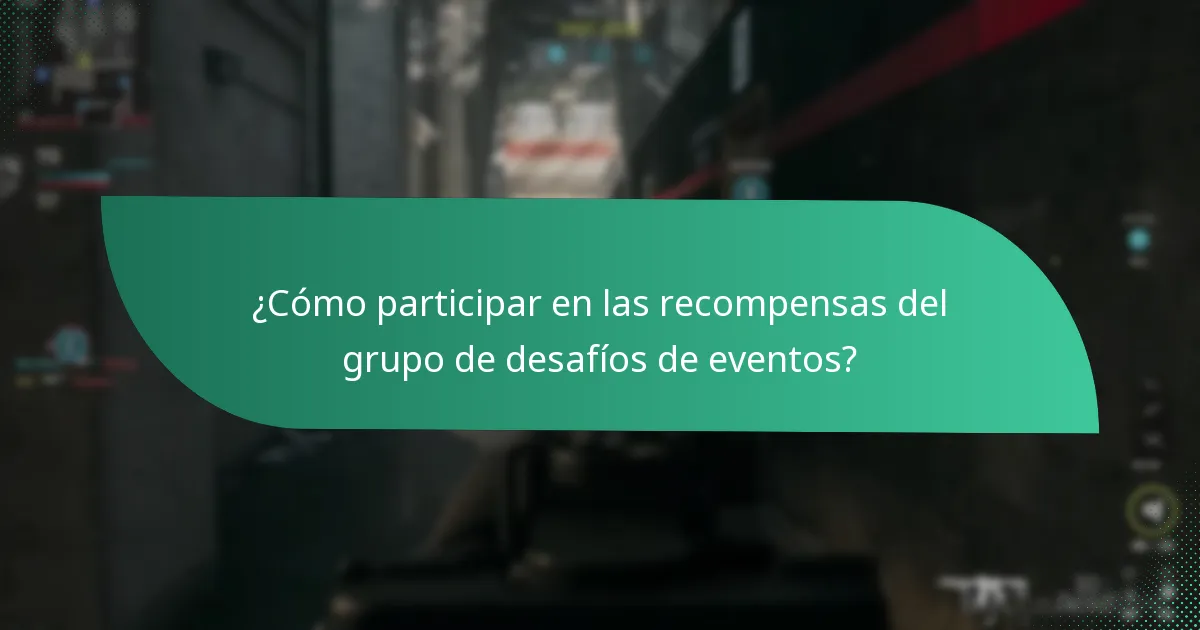 ¿Qué son los desafíos colaborativos en las recompensas de eventos?