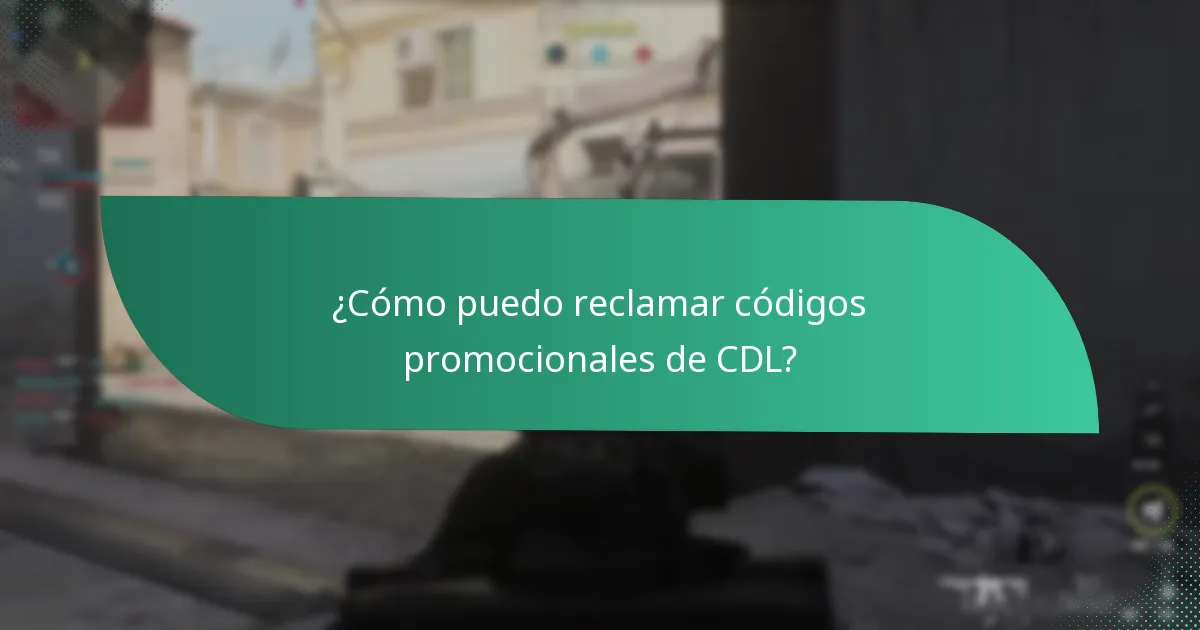¿Qué eventos únicos están asociados con los códigos promocionales de CDL?