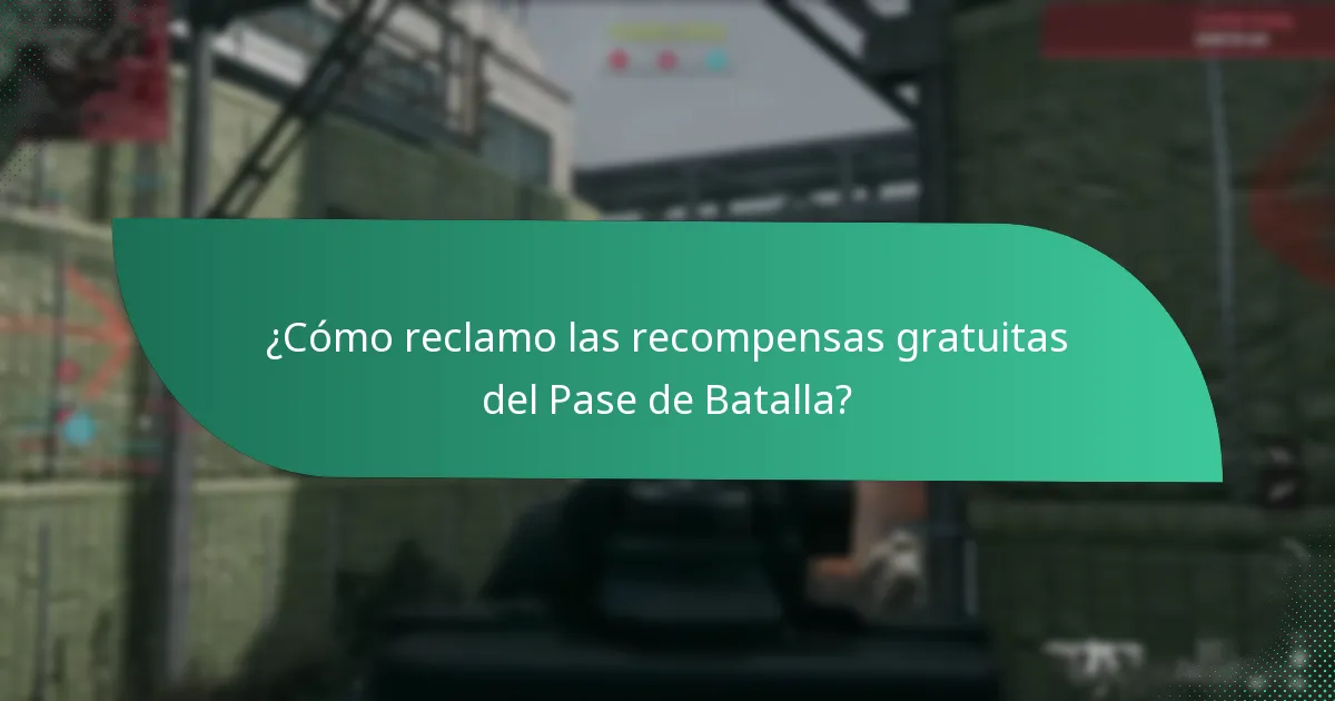 ¿Cuáles son los beneficios de las recompensas gratuitas del Pase de Batalla?