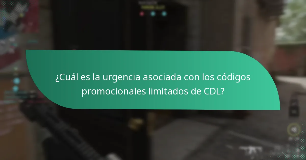 ¿Cuáles son las fechas de expiración para los códigos promocionales limitados de CDL?