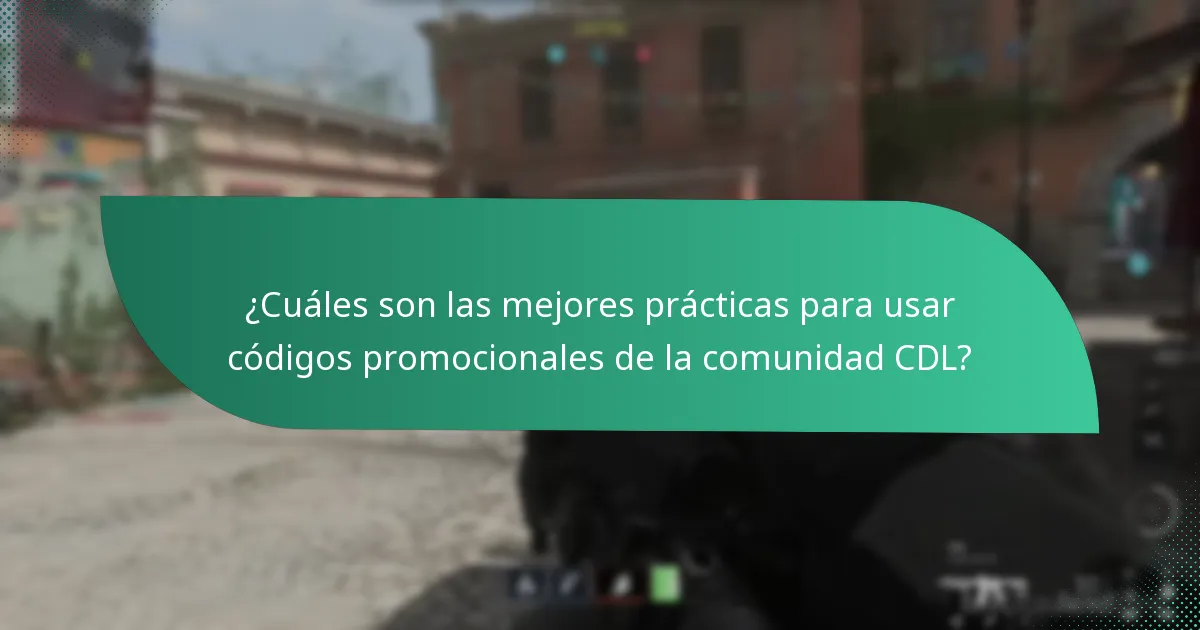 ¿Qué códigos promocionales de la comunidad CDL están actualmente disponibles?