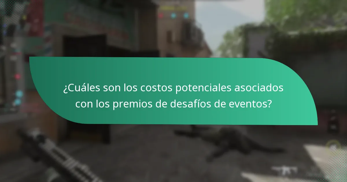 ¿Cómo se comparan los premios de desafíos de eventos con eventos anteriores?
